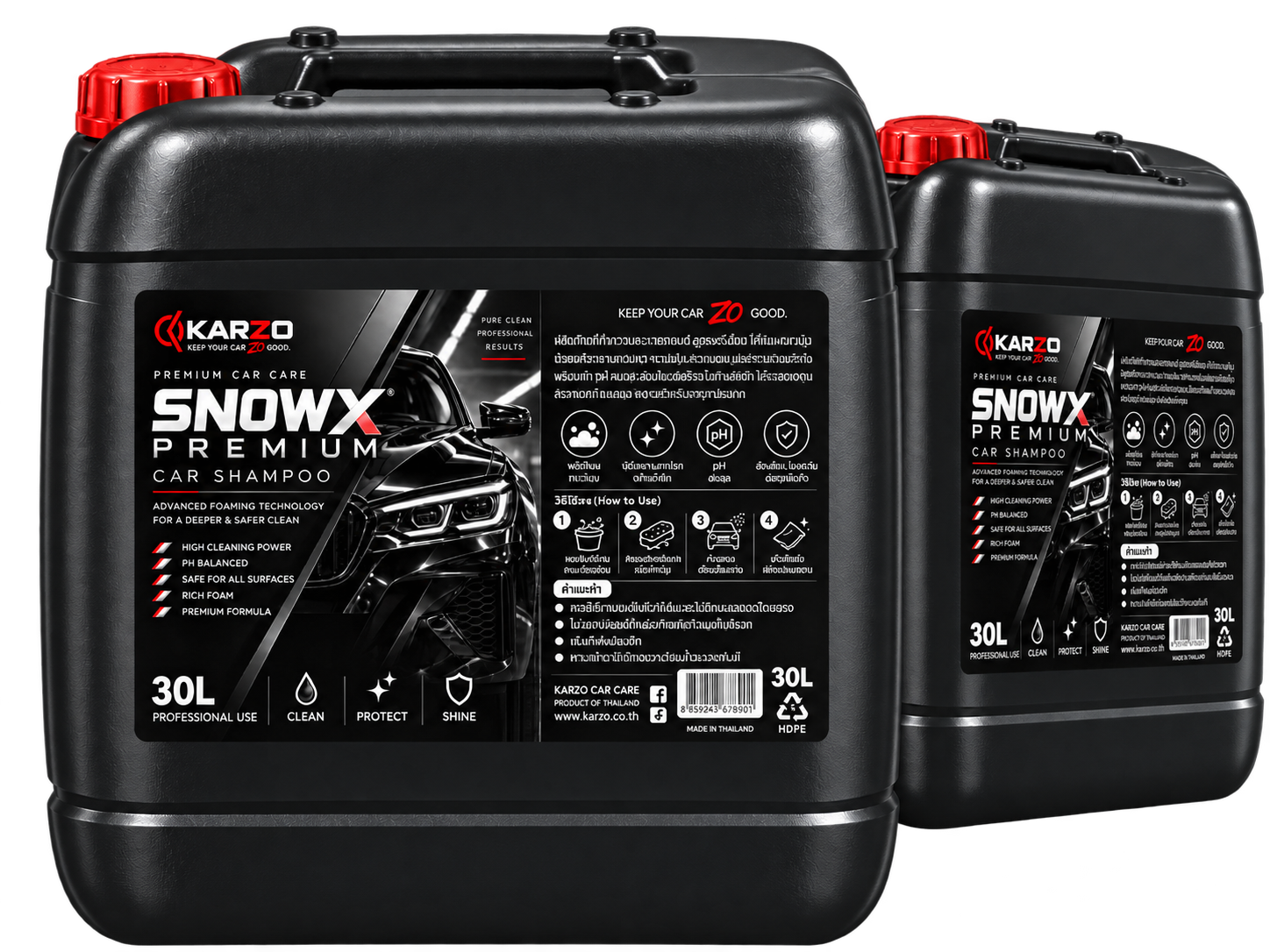 น้ำยาคาร์แคร์ KARZO SNOW X PREMIUM